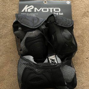 K2 Moto Pad Set wrist guards, knee pads, elbow pads